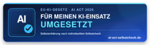 KI-Transparenz bei WeedSeeds4U – EU-KI-Gesetz-Badge