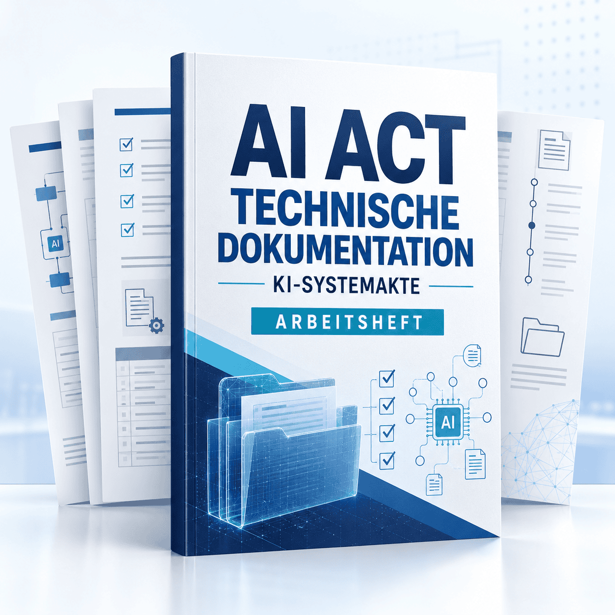 AI Act Arbeitsheft für technische Dokumentation, KI-Systemakten, Änderungsnachweise und Prüfprozesse